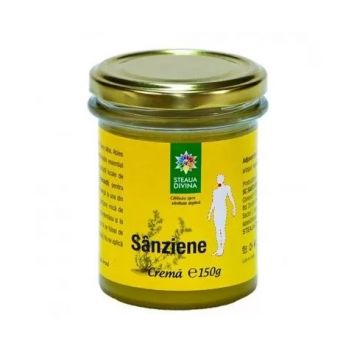 Crema naturala cu sanziene, 150g, Steaua Divina