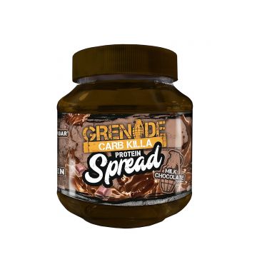 Crema proteica tartinabila cu aroma de ciocolata cu lapte Carb Killa, 360g, Grenade