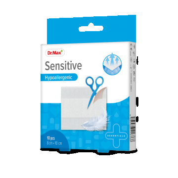 Dr. Max Plasturi sensitive sterili 8 x 10cm, 10 bucati