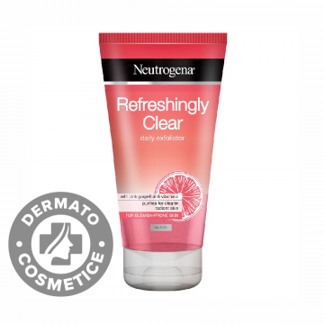 Gel-Scrub exfoliant pentru ten cu imperfectiuni Refreshingly Clear, 150ml, Neutrogena