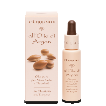 L'Erbolario Ulei cu extract de argan pentru fata si gat, 28ml