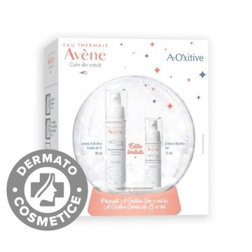 Pachet A-Oxitive Crema de zi 30ml + Serum 15ml Gratuit, Avene