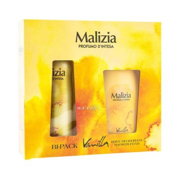 Pachet Deodorant spray Vanilla 150ml + Gel de dus Vanilla 250ml, Malizia