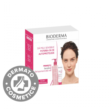 Pachet Sensibio Crema Defensive 40ml + Gel spumant 200ml Gratuit, Bioderma