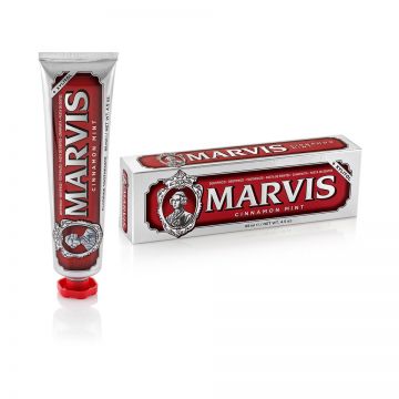 Pasta de dinti cu aroma de scortisoara si menta Cinnamon Mint Marvis, 85ml, Ludovico Martelli