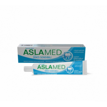 Pasta de dinti pentru dinti sensibili AslaMed, 75ml, Farmec