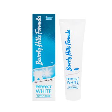 Pasta de dinti Perfect White Optic Blue, 100ml, Beverly Hills Formula