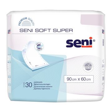 Protectii pentru pat Soft Super 90cm x 60cm, 30 bucati, Seni