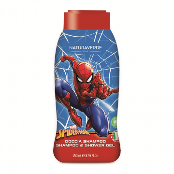 Sampon si gel de dus cu ovaz Spiderman, 250ml, Naturaverde