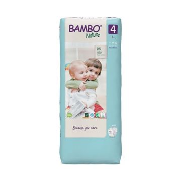 Scutece Eco Friendly Tall Nr 4, 7-14kg, 48 bucati, Bambo Nature