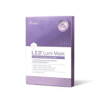 Set masti servetel cu terapie luminoasa, 5 x 18ml, Ariul