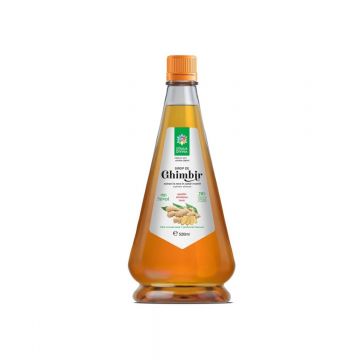 Sirop natural de ghimbir presat la rece, 520ml, Steaua Divina