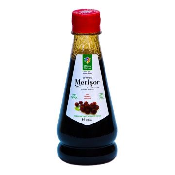 Sirop natural de merisor presat la rece, 250ml, Steaua Divina