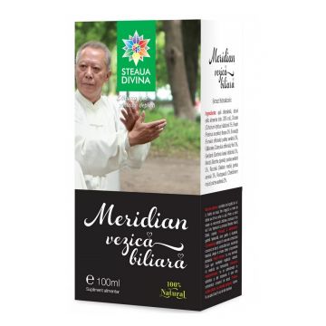 Tinctura pentru vezica biliara Meridian, 100ml, Steaua Divina