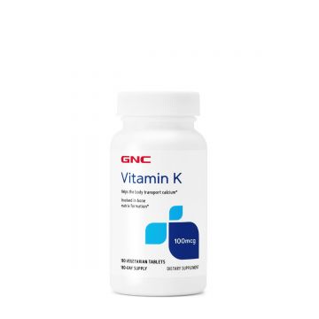 Vitamin K 100 mcg, 180 tablete, GNC
