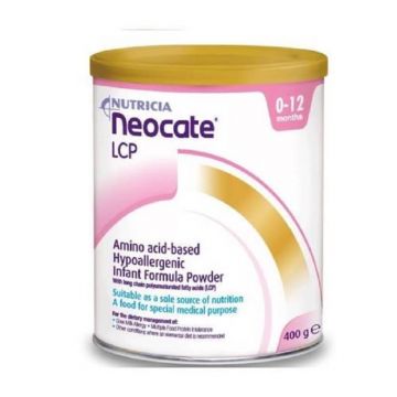 Lapte praf Neocate LCP, Gr. 0-12 luni, 400 g, Nutricia
