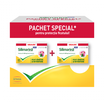 Pachet Silimarină Forte, 60 + 30 comprimate, Walmark