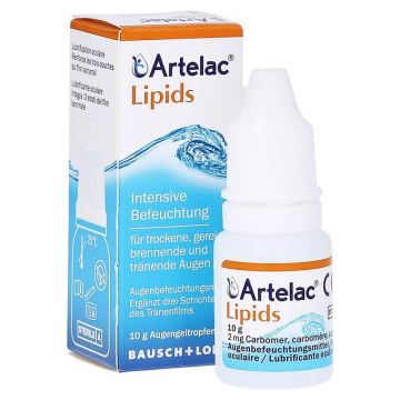 Picături oftalmice Artelac Lipids, 10 ml, Bausch + Lomb