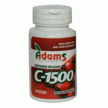Vitamina C-1500, 30 tablete, Adams Vision