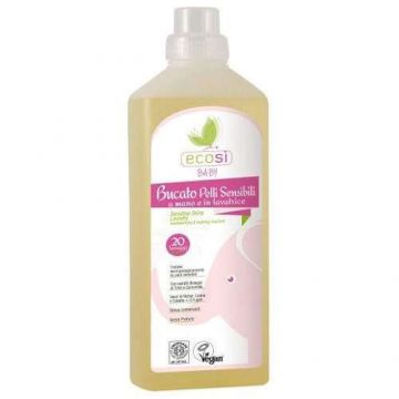 Detergent lichid Eco Bio pentru piele sensibila, 1000 ml, Ecosi