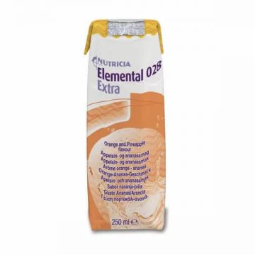 Extra lichid portocale si ananas Elemental 028, 250 ml, Nutricia