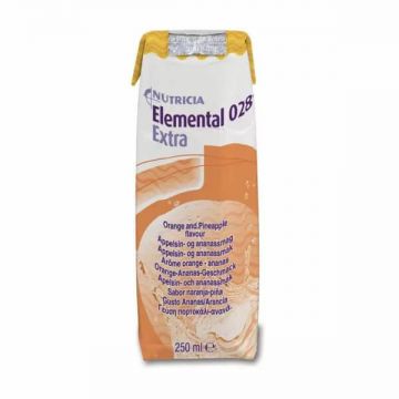 Extra lichid portocale si ananas Elemental 028, 250 ml, Nutricia