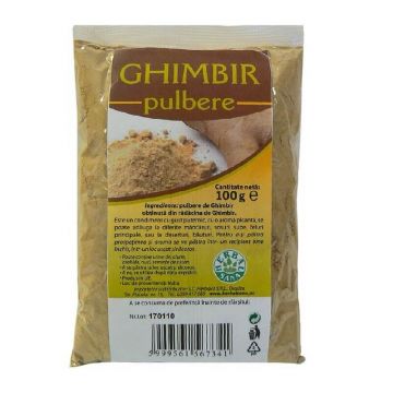 Ghimbir pulbere, 100 g, Herbal Sana