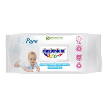 Servetele umede Pure cu capac, 80 buc, Hygienium Baby Servetele umede Pure cu capac, 80 buc, Hygienium Baby
