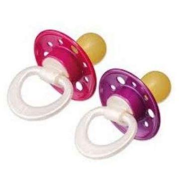 Set Suzete din latex Cherry, +6 luni, 2 bucati, Nip