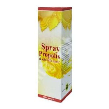 Spray Propolis si acid alfa lipolic, 50 ml, Hypericum