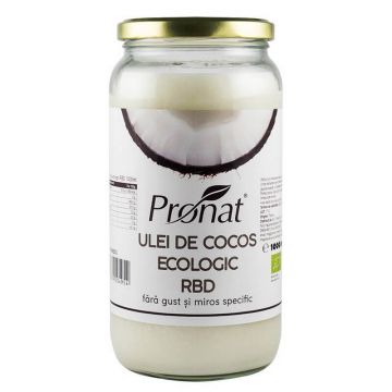 Ulei de cocos Eco RBD, 1000 ml, Pronat