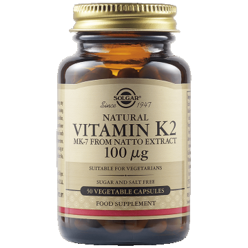 Vitamina K2 100 ug, 50 capsule, Solgar
