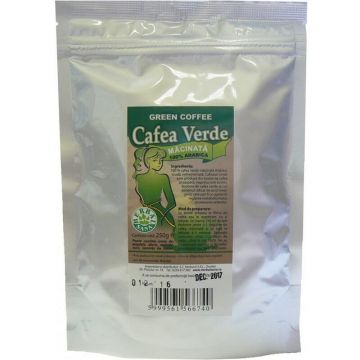 Cafea verde macinata, 250 gr, Herbal Sana