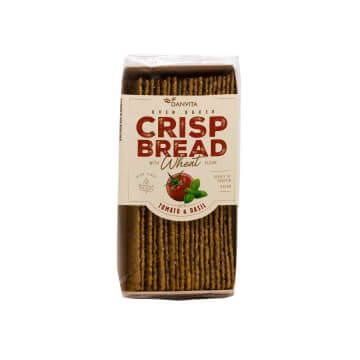 Danvita Pâine crocantă cu roșii și busuioc, 130 g