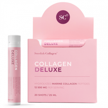 Fiole Colagen hidrolizat Deluxe 12.500 mg, 20 x 25 ml, Swedish Collagen