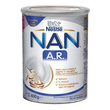 Formula de lapte pentru regim dietetic Nan A.R., 400 g, Nestle