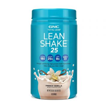 Gnc Total Lean Lean Shake 25, Shake Proteic Cu Aroma De Vanilie, 832 G