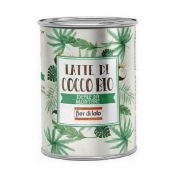 Lapte de cocos Bio pentru creme, 400ml, Fior Di Loto