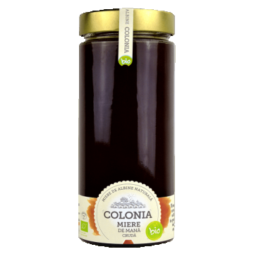 Miere de mana cruda bio, 800 g, Colonia