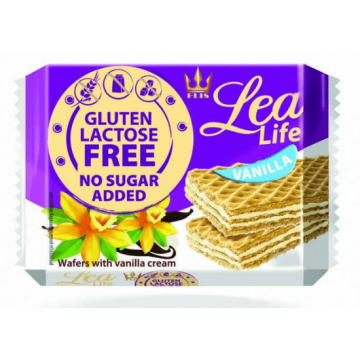 Napolitane cu vanilie, 95 gr, Lea Life