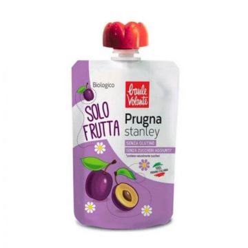 Piure bio de prune fara gluten, 100 g, Baule Volante
