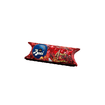 Praline cu umplutura de alune si granule cu gust de zmeura, 37.5 g, Baci