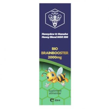 Bio Brainbooster 2000 mg Honeydew & Manuka Honey Blend MGO 500, 30 ml, Alcos Bioprod
