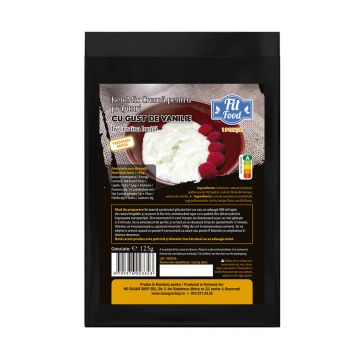 Crema pentru prajituri cu gust de vanilie Ketomix, 125 g, Fit Food
