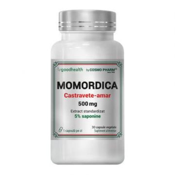 Momordica, 500 mg, 30 capsule vegetale, Cosmopharm
