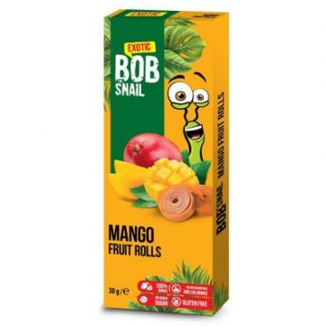 Rulou natural din mango, 30 g, Bob Snail