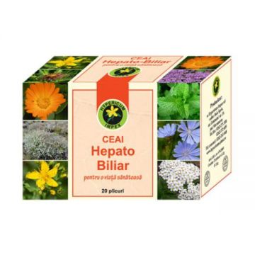 Ceai hepato-biliar, 20 plicuri, Hypericum