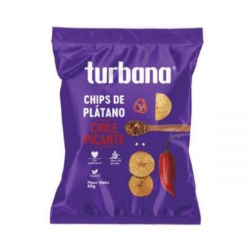 Chips de plantan cu Chili, 85g, Turbana