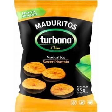 Chips de plantan dulce, 95g, Turbana