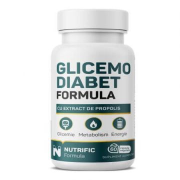 Glicemo Diabet Formula, 60 cps, Nutrific